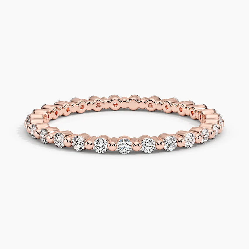 Eternity Lab Grown Diamond Band Ring 18K Gold