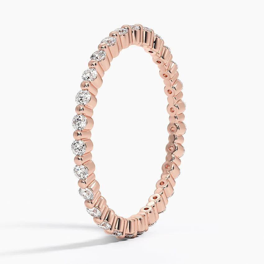 Eternity Lab Grown Diamond Band Ring 18K Gold