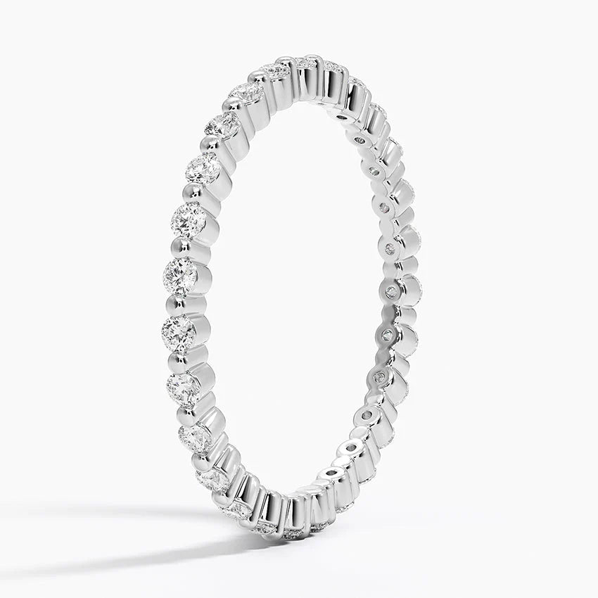 Eternity Lab Grown Diamond Band Ring 18K Gold