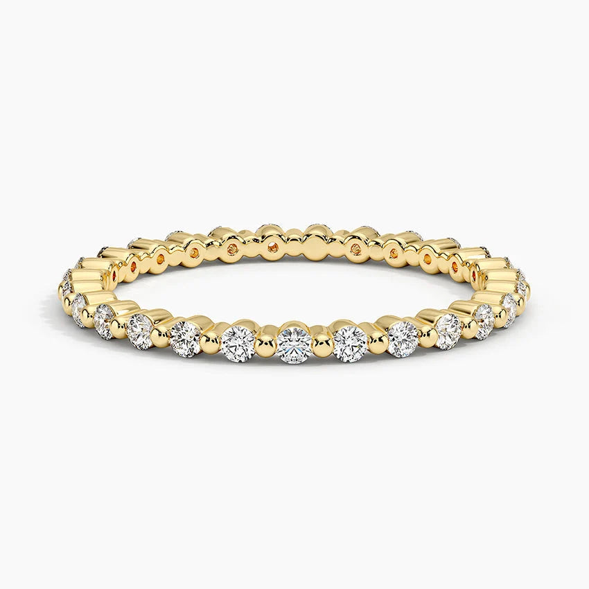 Eternity Lab Grown Diamond Band Ring 18K Gold