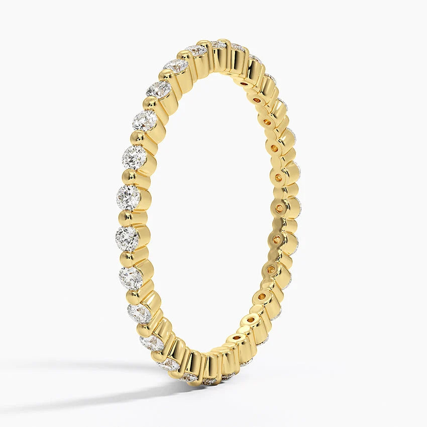 Eternity Lab Grown Diamond Band Ring 18K Gold