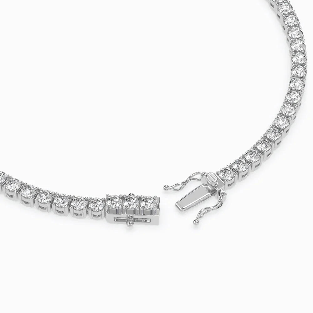 Round Tennis Lab Diamond Bracelet (2 ct. tw.) CVD Diamonds 18K White Gold